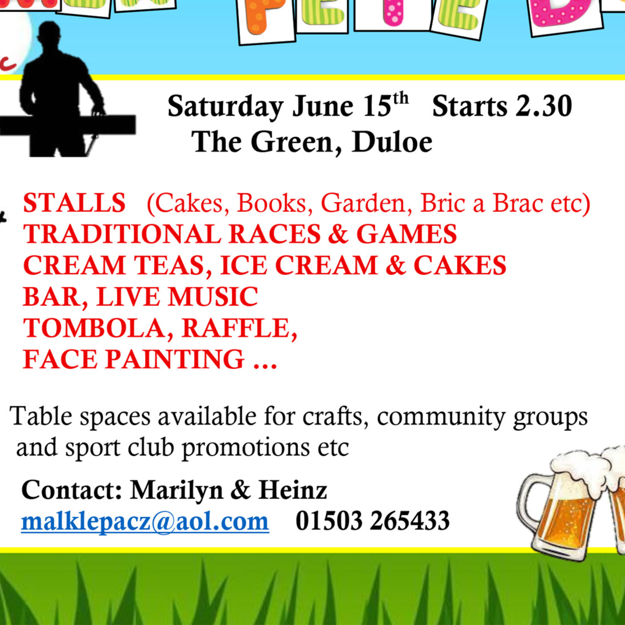 Visit Liskeard Events St Cubys Summer Fete Duloe