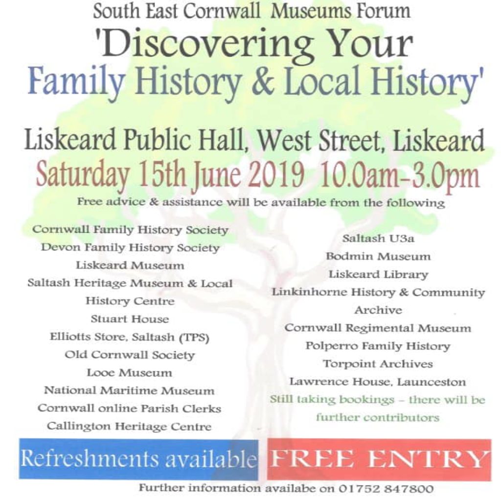 Family History Day liskeardvisit 18