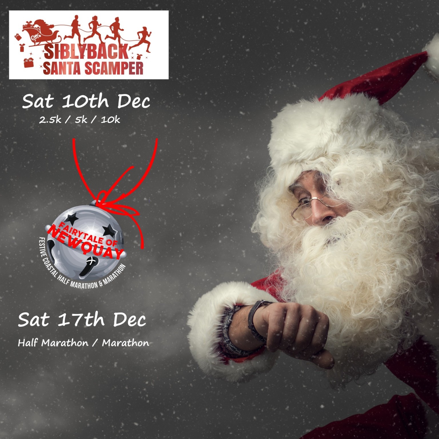 Visit Liskeard Events Silblyback Santa Scamper